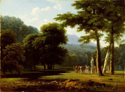 Landscape by Jean Victor Bertin